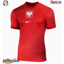 Camiseta Polonia Visitante Equipación Eurocopa 2024 manga corta